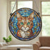 Cat Bengal Stained Glass Effect Suncatcher